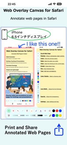 Web Overlay Canvas for Safari screenshot