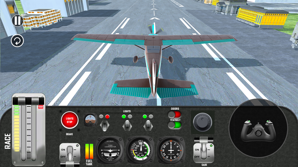 #6. Flight Plane Pilot Simulator (iOS) 来自: Wahab Ahmad