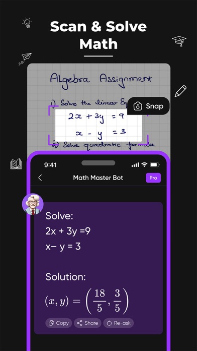 Screenshot #1 pour Math ai: Aide au Devoir