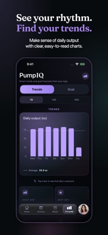 PumpPal: Breast Pump Tracker Screenshot 4 of 6
