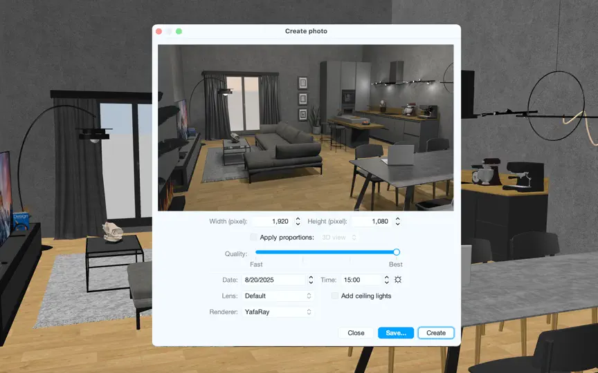 Capture d'écran de Sweet Home 3D Deco Maison sur iPhone 8