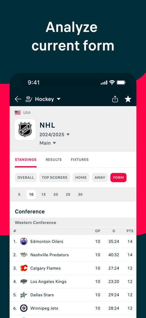 Flashscore: Live Scores & News - Team Form Analysis