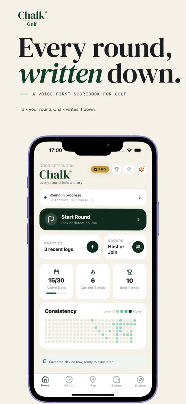 Screenshot #1 pour chalkgolf