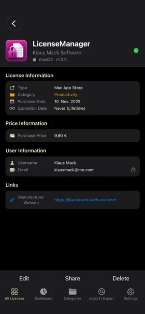 LicenseManagerPro screenshot 2