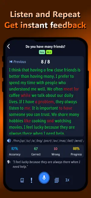 EngAloud - English Practice screenshot 3