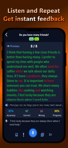 EngAloud - English Practice Screenshot 3 of 8
