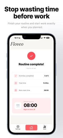 Floveo: Start Work on Time Screenshot 2 of 5