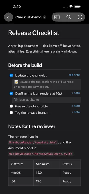 MarkDown Reader - MD Viewer screenshot 3