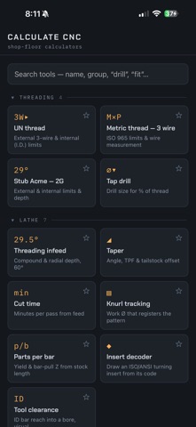 Calculate CNC: Lathe G-Code Screenshot 3 of 10