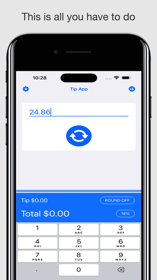 #2. Tip Calculator App (iOS) 由: Etched Prints, LLC