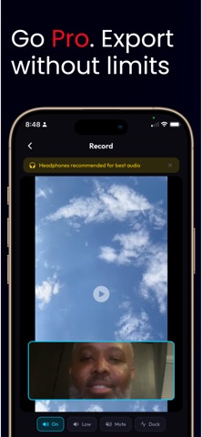 ClipDuet: Reaction Video Maker iPhone screenshot