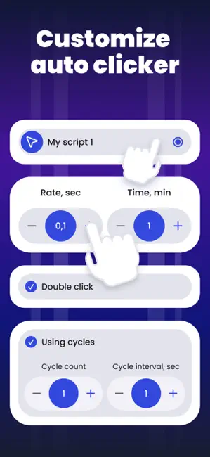 Auto clicker: tap and click iPhone screenshot 3
