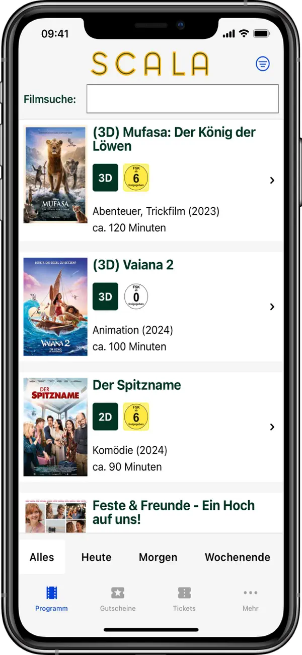Screenshot #1 pour Scala Filmtheater Warendorf