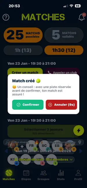Padel Sync (5c3ff2) screenshot 4