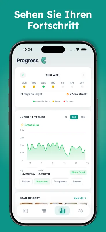 Nieren-Diät Tracker KidneyPal screenshot 7 of 7