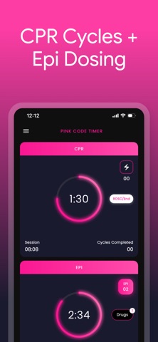Pink Code Timer app screenshot 2
