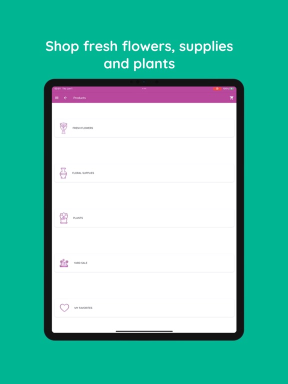 MyFRFS iPad screenshot 1 - Shopping app
