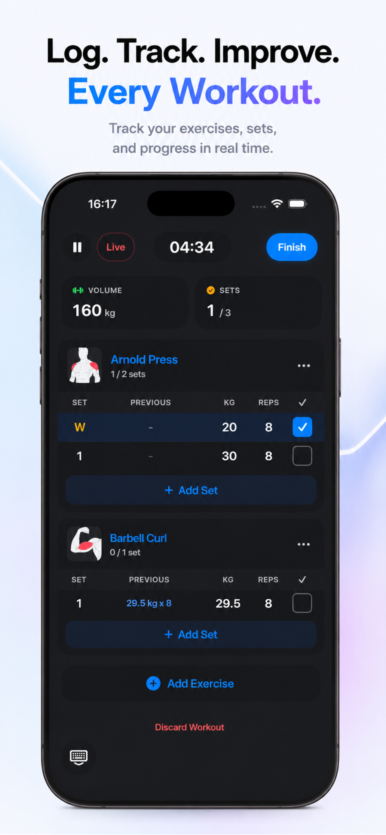 LiftUp Fitness and Gym Tracker