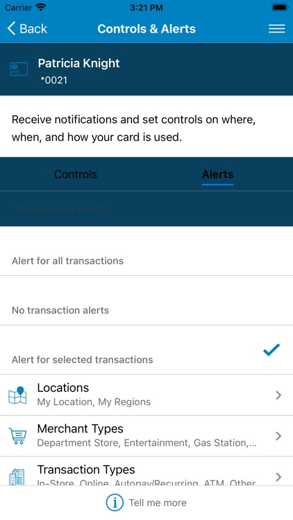 Amboy Bank Card Manager screenshot-3