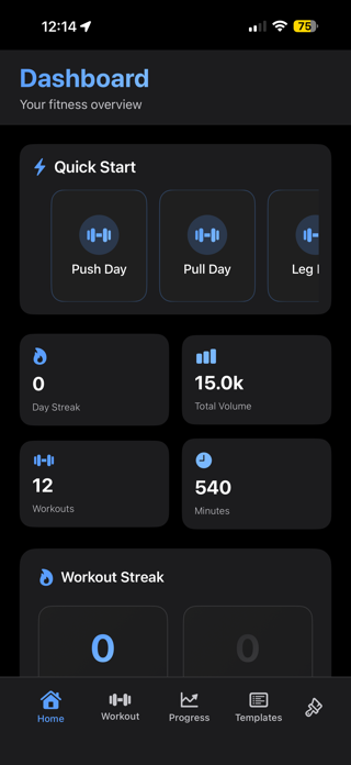 Ascend - Workout Tracker Screenshot 4 of 5