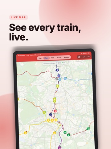 Cercanias: Live Trains iPad screenshot