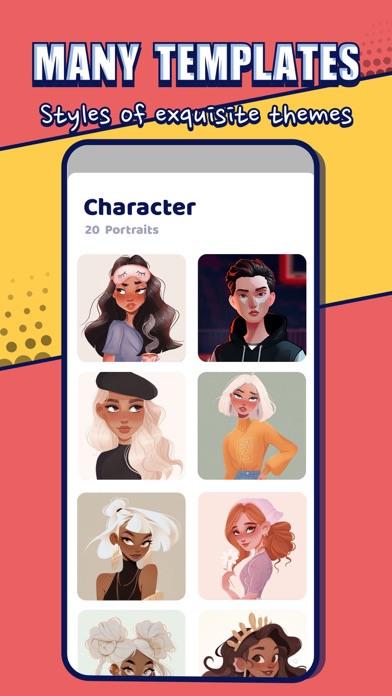 Portrait:Make Avatar Character Screenshot 2 - AppWisp.com Portrait:Make Avatar Character Screenshot 2 - AppWisp.com