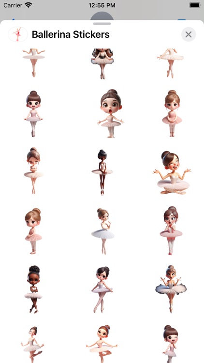 Ballerina Stickers