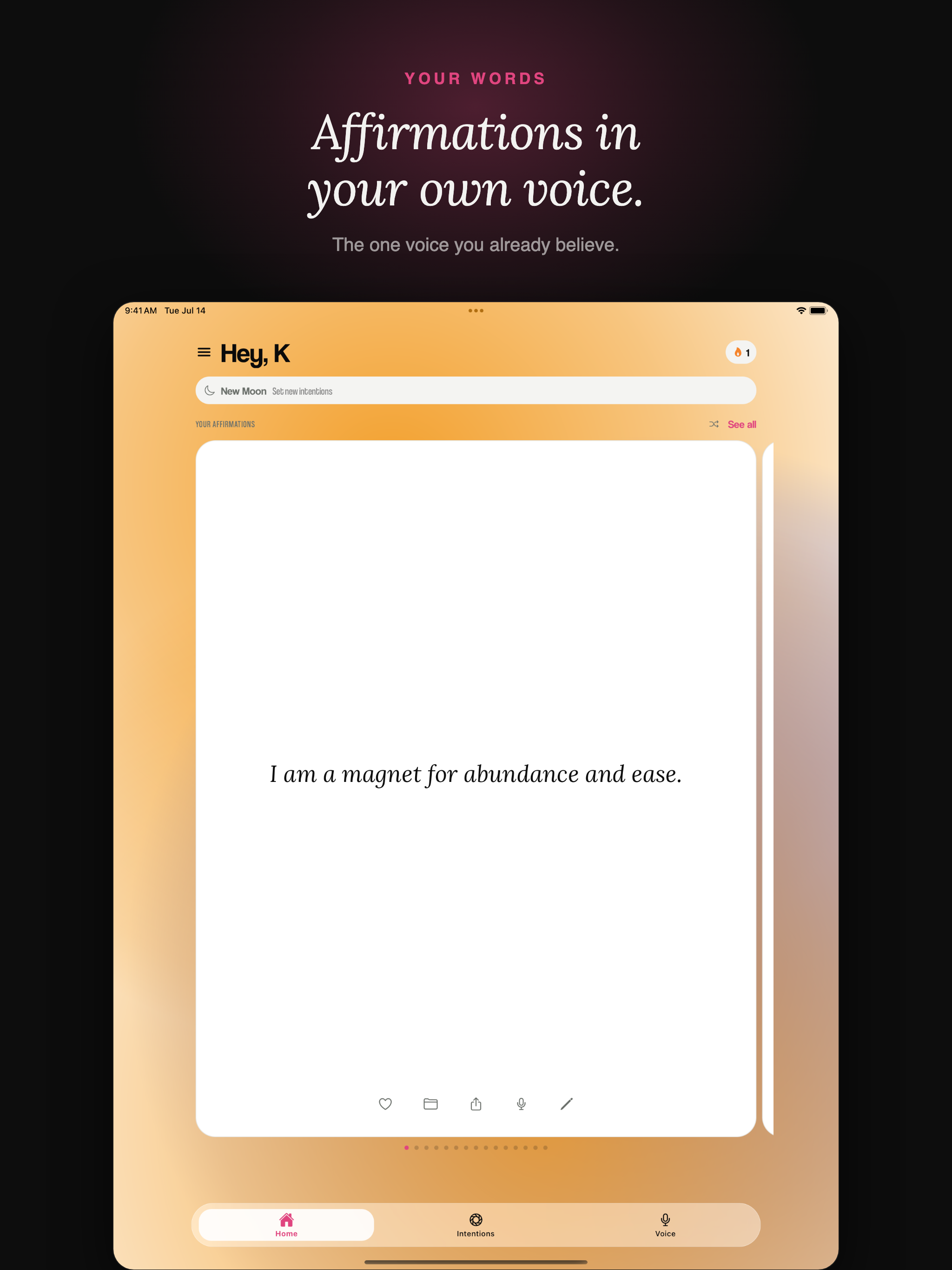 I Say So: Voice Affirmations screenshot 7