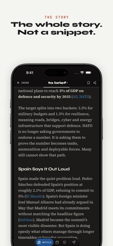 To Brief iPhone screenshot 9