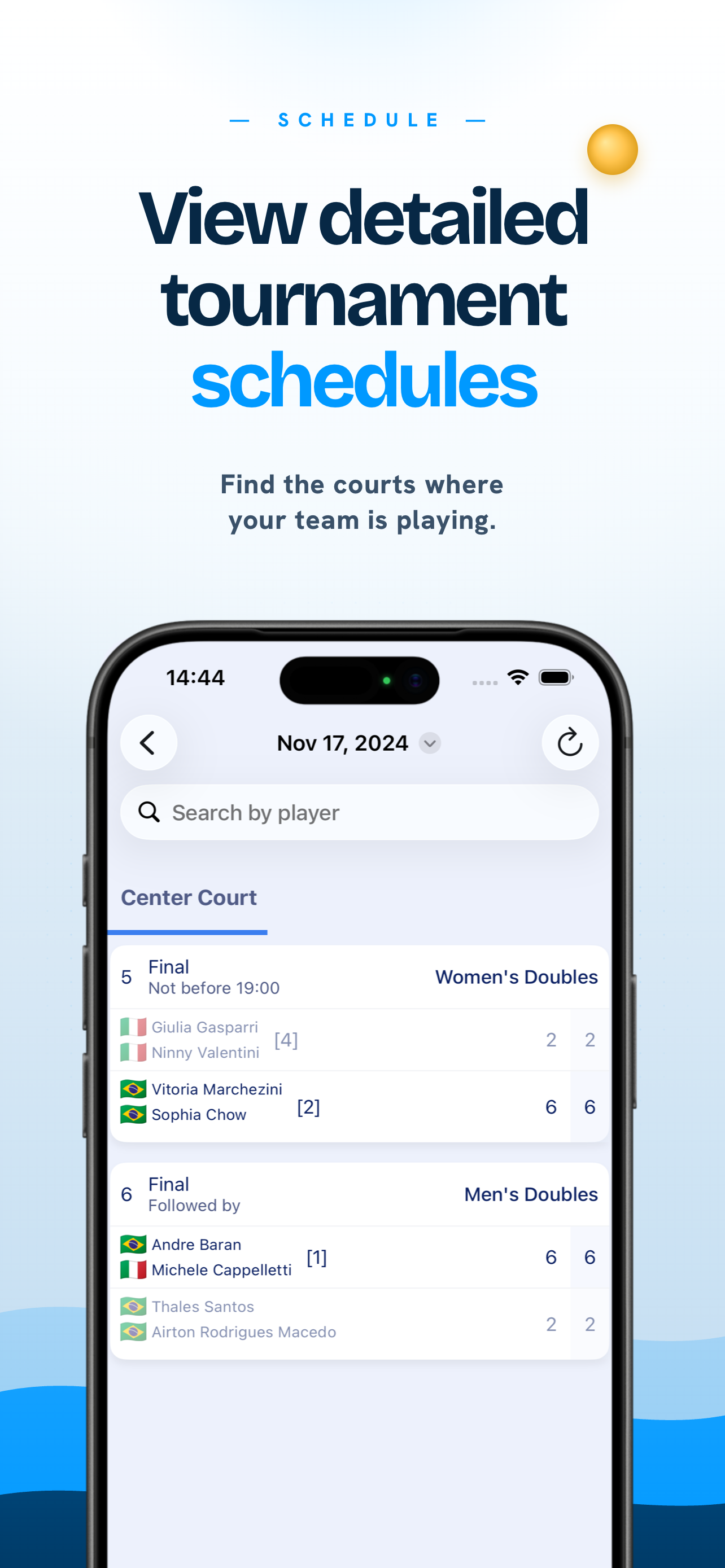 Beach Tennis App