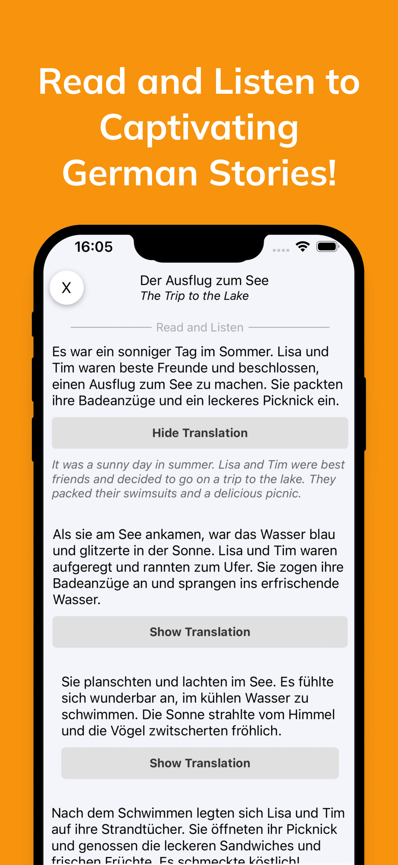 Lingufy: German A1, A2