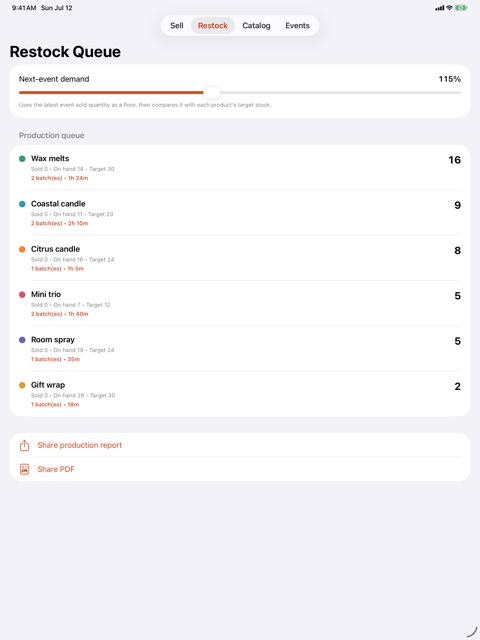 MarketRestock screenshot 4