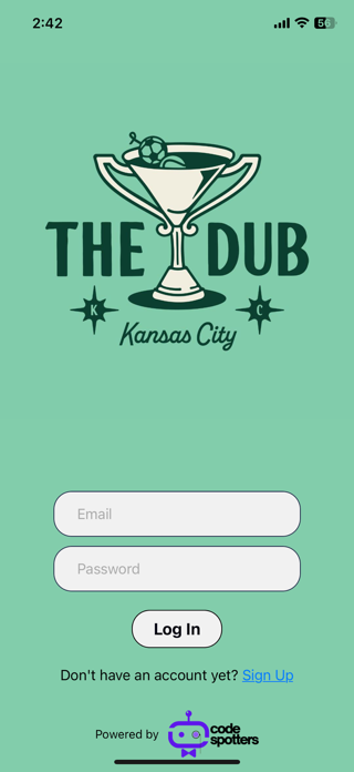 The Dub Mobile App Screenshot 1 of 4