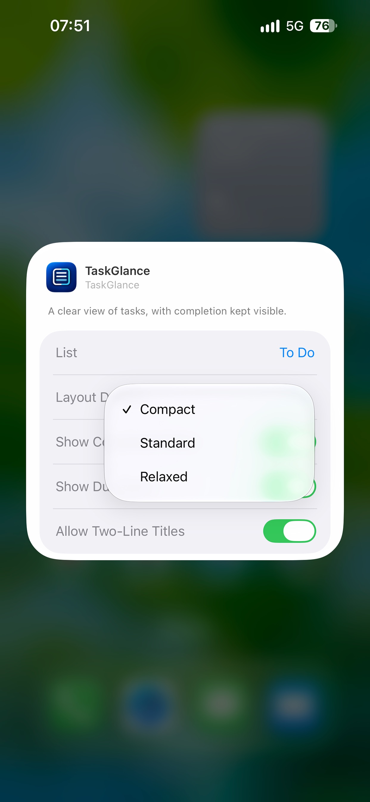 Screenshot 3 of TaskGlance