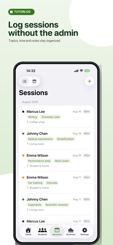 TutorLog: Tutor Lesson Tracker Screenshot 4 of 9