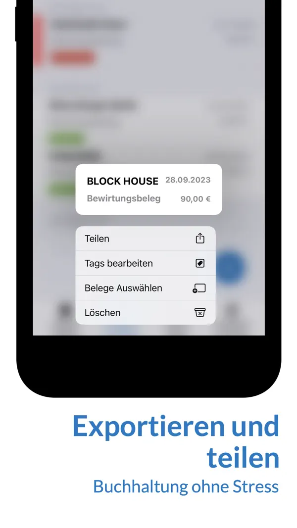 Beleger: Digitale Belege Screenshot 4