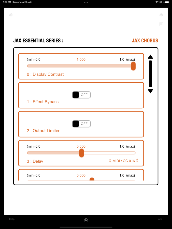 JAX ESSENTIALS  Chorus