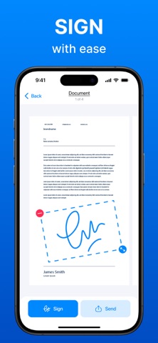 Document Signer App iPhone screenshot