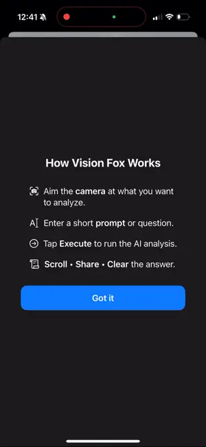 Vision Fox screenshot 1