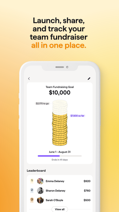 Jamboree Fundraising iPhone screenshot 4 - Productivity app