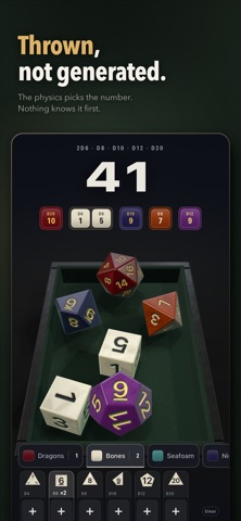 Dice2Roll: 3D Dice Roller Screenshot 3 of 7