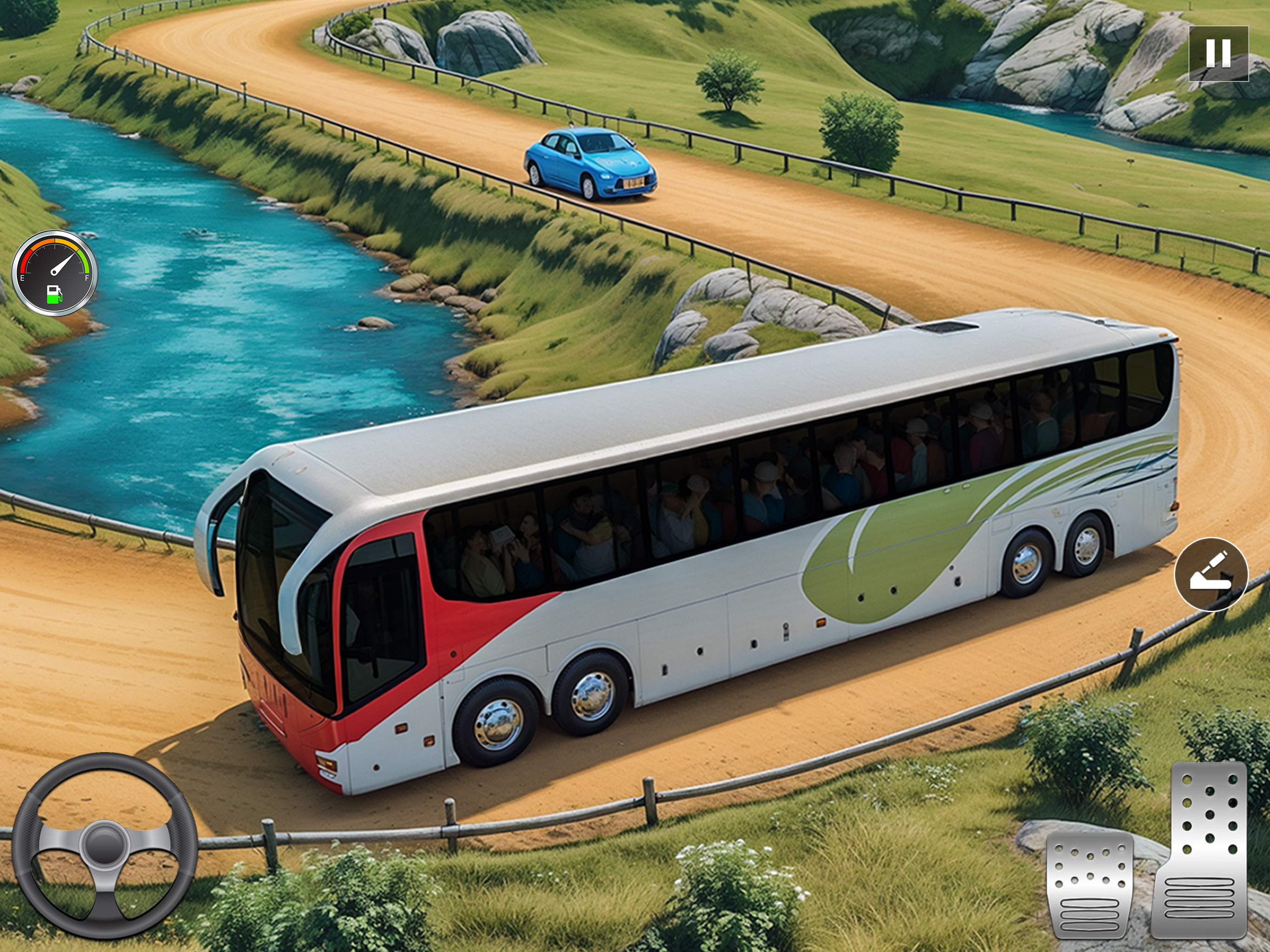 Passenger City Bus Driving 3D screenshot 4