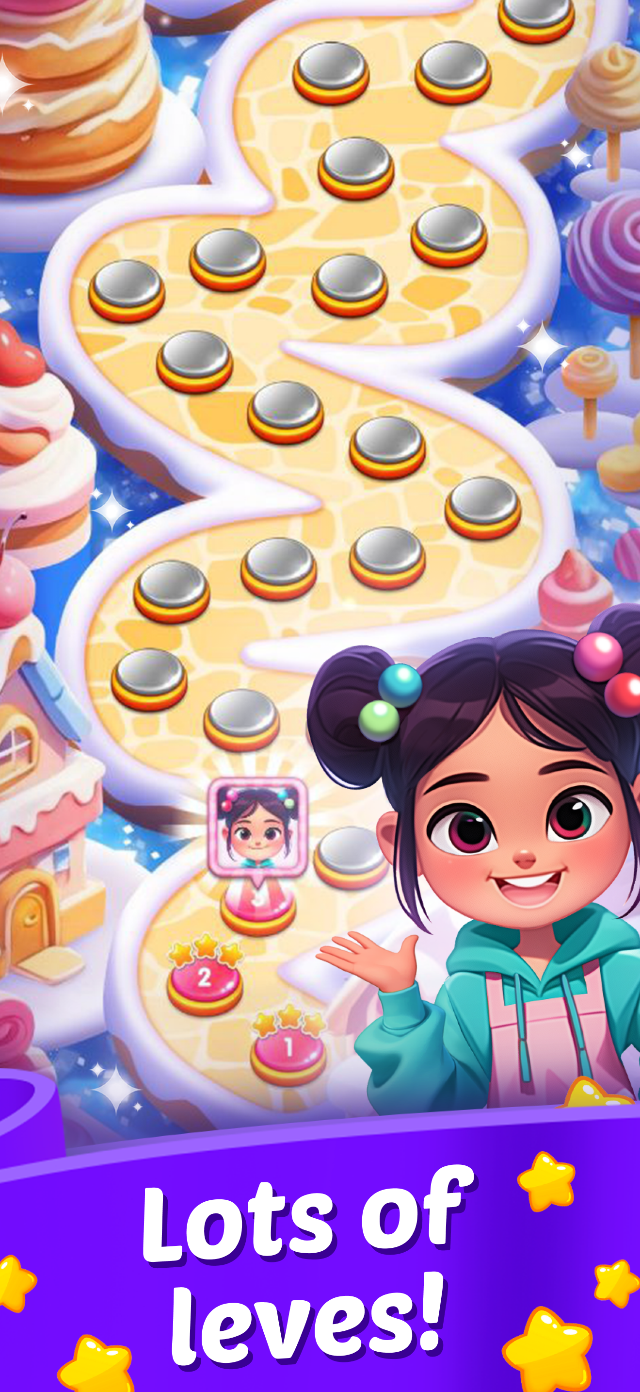 Candy Road - Match 3 Puzzle