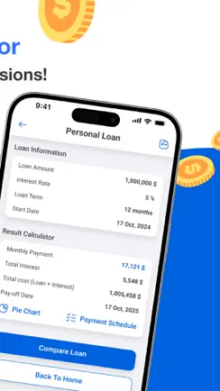 EMI Loan & Mortgage Calculator iPhone image 2