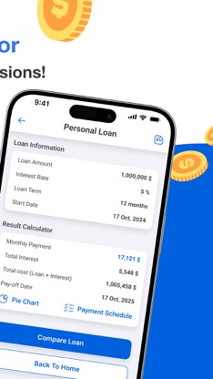 EMI Loan & Mortgage Calculator screenshot 2