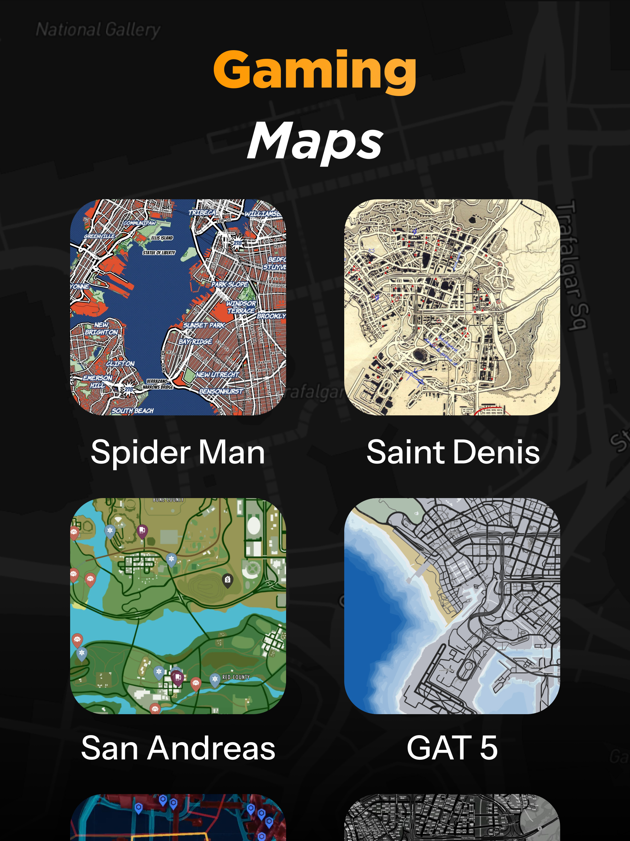 Gaming Maps - Game Street View