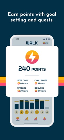 WALK - Daily Step Tracker Screenshot 5 of 6