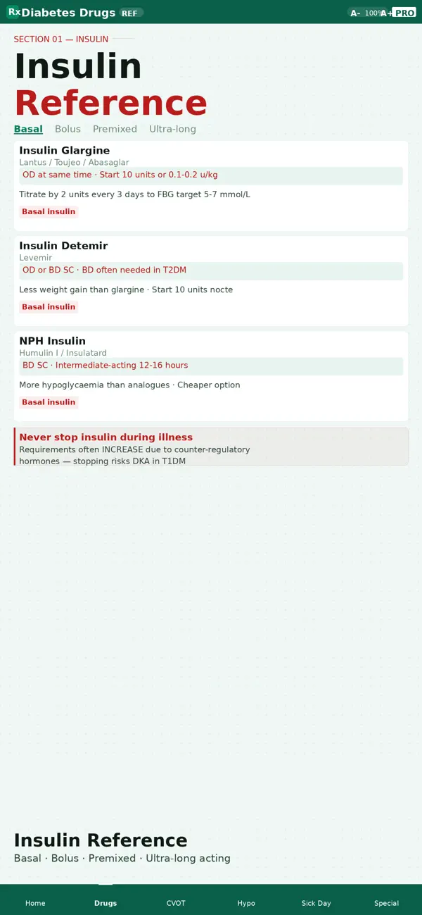 Diabetes Drugs Ref Screenshot 6