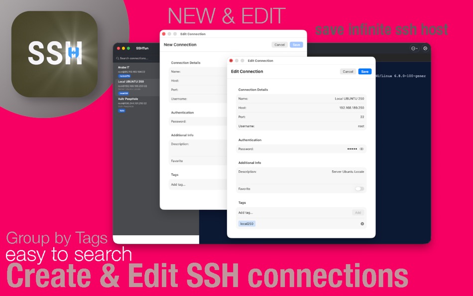 #2. SSH Tun (macOS) 由: Play Around Code App and Map