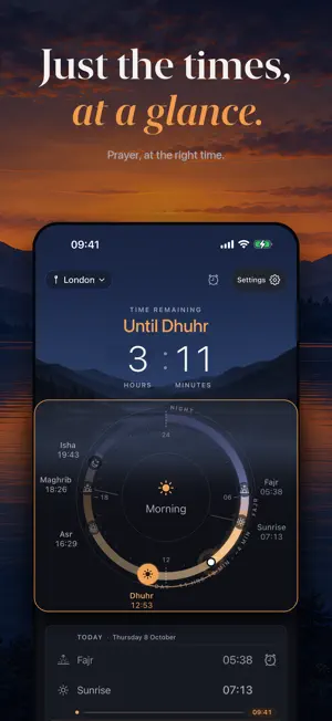 Sahaar — Prayer Times & Athan screenshot 1